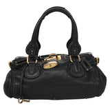 Chloe women's handbag Black luxury designer leather