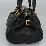 Chloe designer handbag leather closeup detail