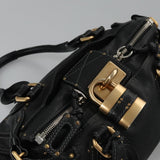 Glacivelux elegant leather Handbag top view