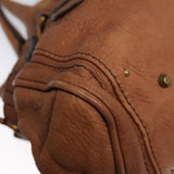 Side view of Chloe handbag Brown premium designer bag