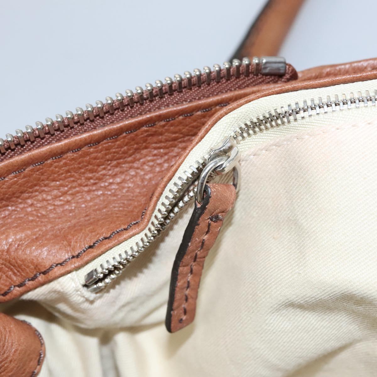 Side view of Chloe handbag Brown premium designer bag