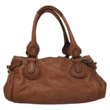 Side view of Chloe handbag Brown premium designer bag