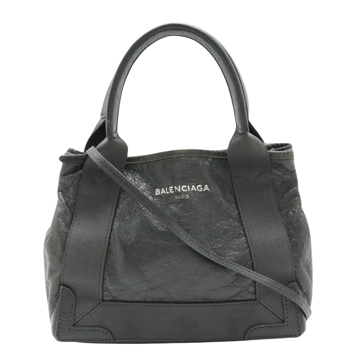 Balenciaga Navy Cabas Tote | Luxury Canvas Tote Bag