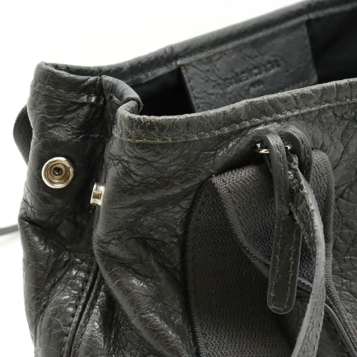 Balenciaga Navy Cabas Tote | Luxury Canvas Tote Bag