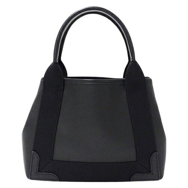 Balenciaga Navy Cabas Handbag | Luxury Canvas Tote Bag