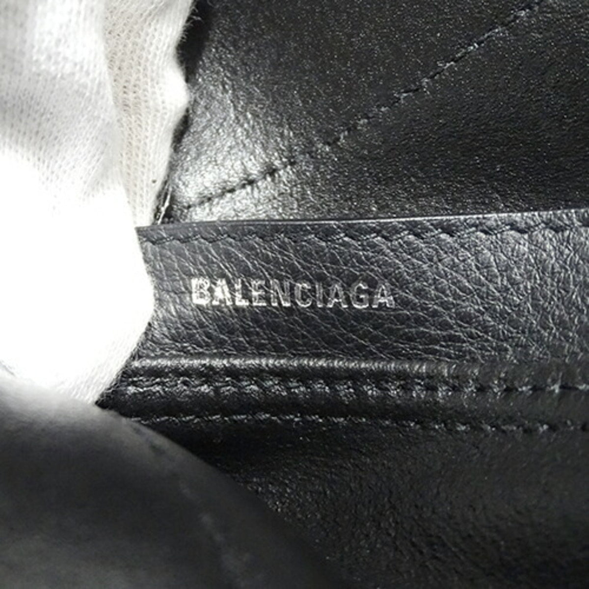 Balenciaga Navy Cabas Handbag | Luxury Canvas Tote Bag