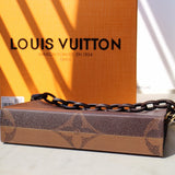 Side profile of signature premium women's handbag – women's luxury handbag