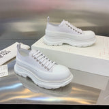 Alexander McQueen Nude Chunky Platform Sneakers - Lifestyle Styling Shot