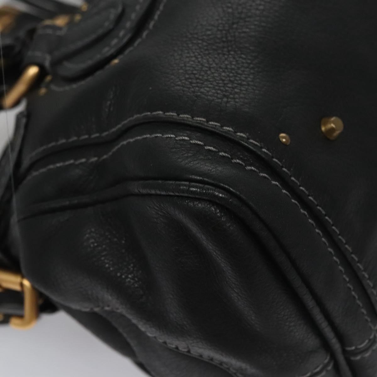 Crystanique elegant leather Handbag angled view