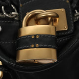 Crystanique elegant leather Handbag top view