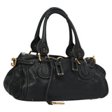 Chloe women's handbag Black luxury designer leather