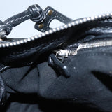 Crystanique elegant leather Handbag top view