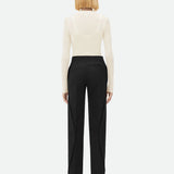 Bottega Veneta premium pants detail and craftsmanship close-up