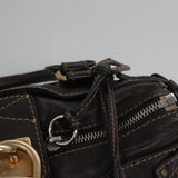 Velvaris elegant leather Shoulder Bag top view