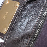 Chloe designer shoulder bag leather closeup detail