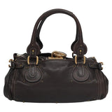 Side view of Chloe shoulder bag Brown premium designer bag