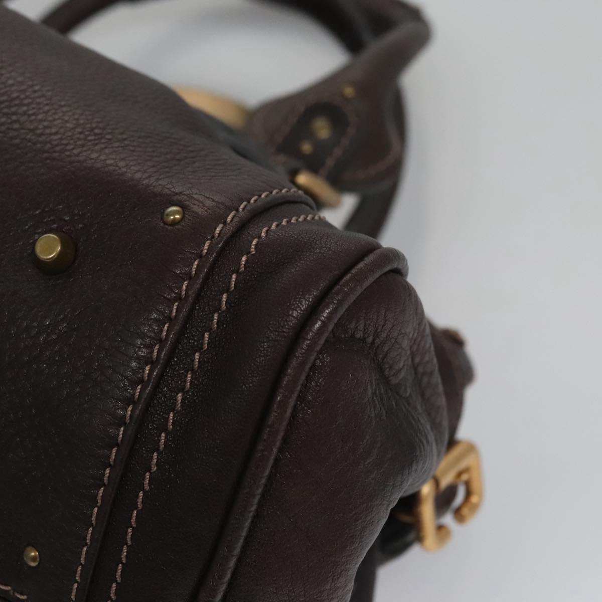 Glacivane elegant leather Handbag back view
