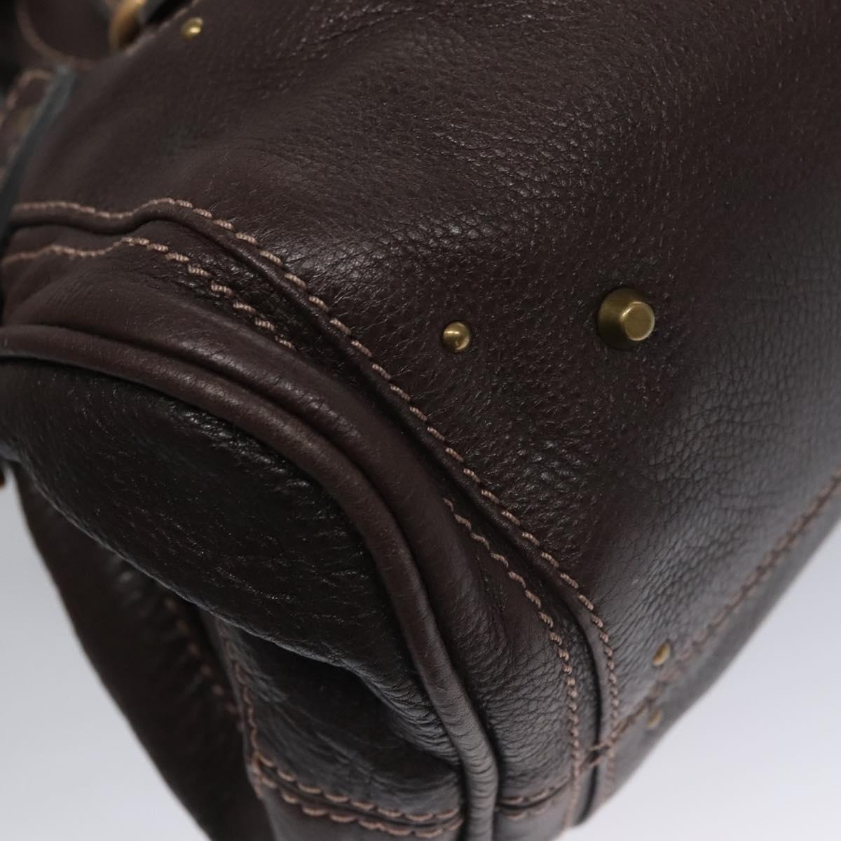 Chloe designer handbag leather closeup detail