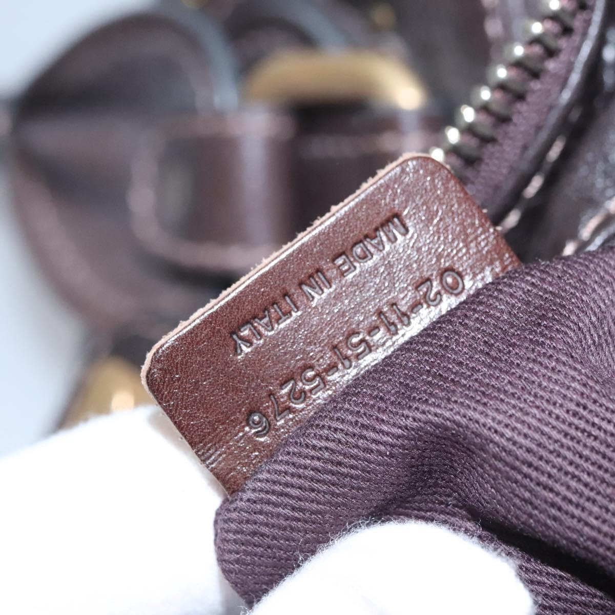 Side view of Chloe handbag Brown premium designer bag