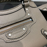 Sleek Faux Leather Handbag - Premium Craftsmanship Detailing | Women's Designer-Inspired Purse #326 - interior view (image 6) of designer-inspired handbag