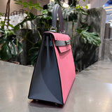 Sophisticated bag shown from front angle