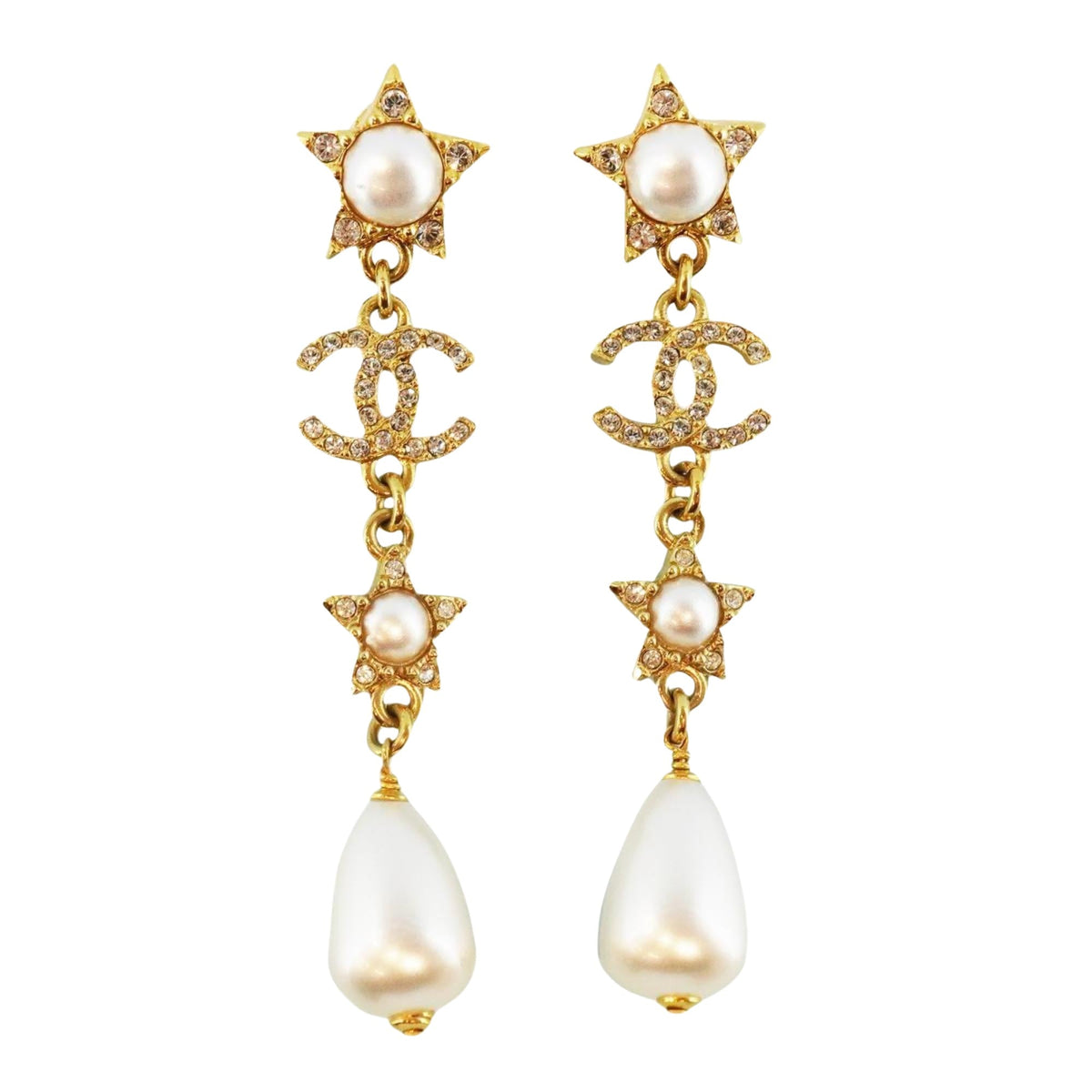 Chanel Jewellery? Chanel Coco Mark Earrings Luxury Designer Statement Jewellery