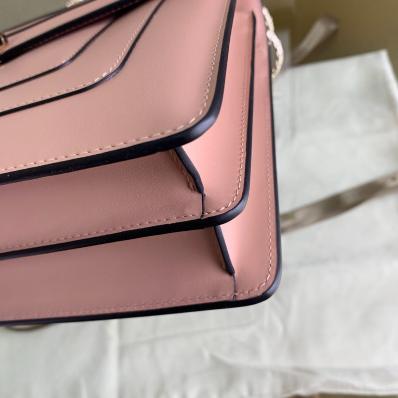Bold Premium PU Leather Handbag - Statement Silhouette | Women's Premium Handbag #1690 - hardware and detail close-up (image 5) of designer-inspired handbag