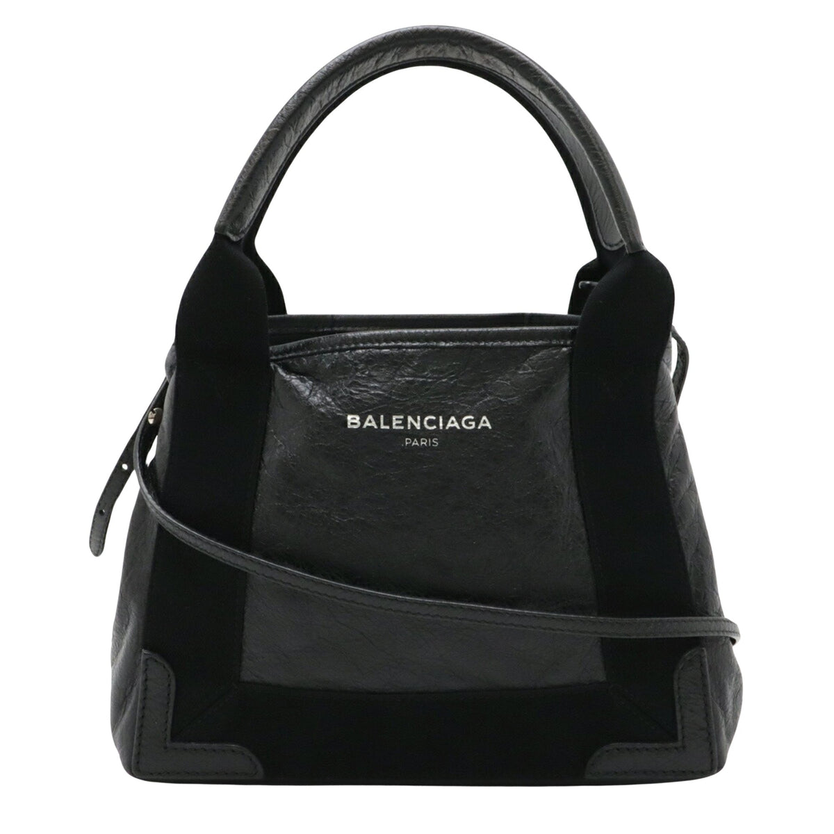 Balenciaga Navy Cabas Tote | Luxury Canvas Tote Bag
