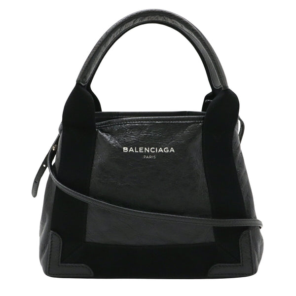 Balenciaga Navy Cabas Tote | Luxury Canvas Tote Bag