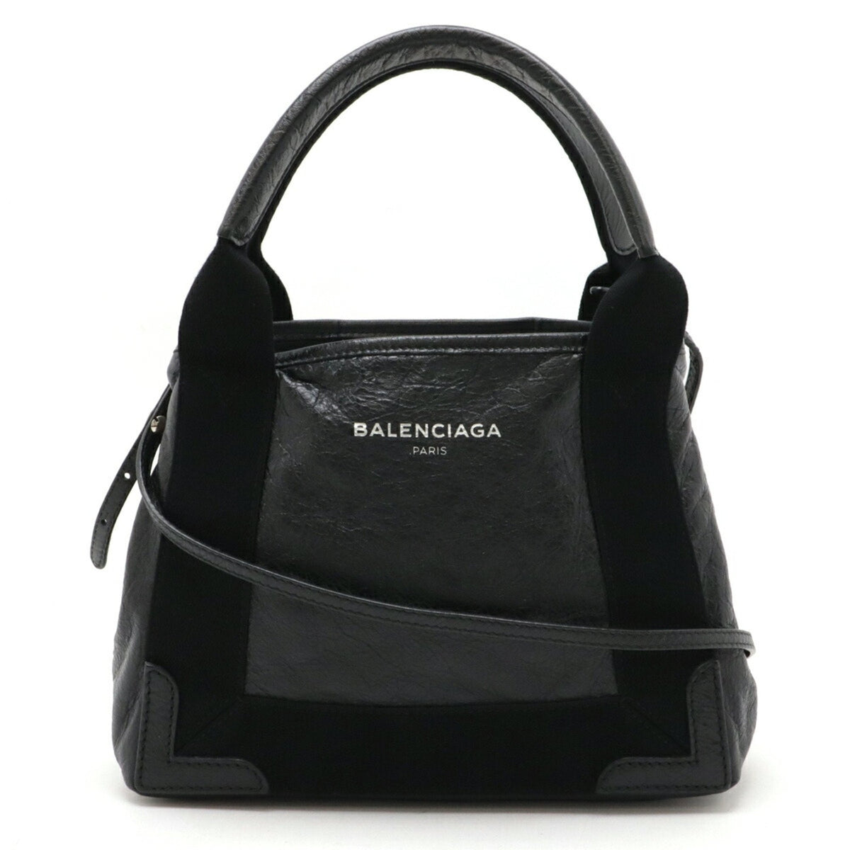 Balenciaga Navy Cabas Tote | Luxury Canvas Tote Bag