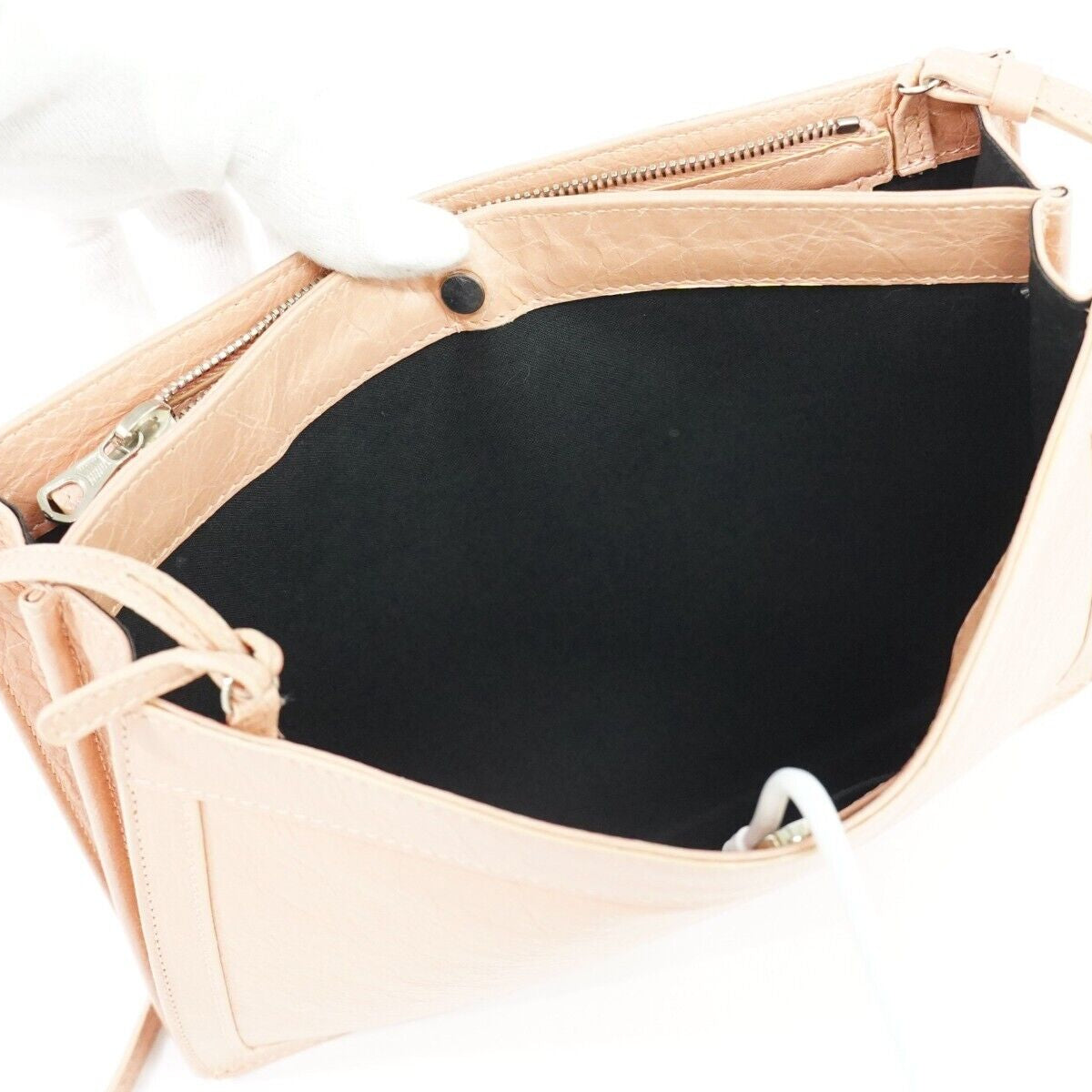 Balenciaga Navy pouch Handbag | Designer Luxury Handbag
