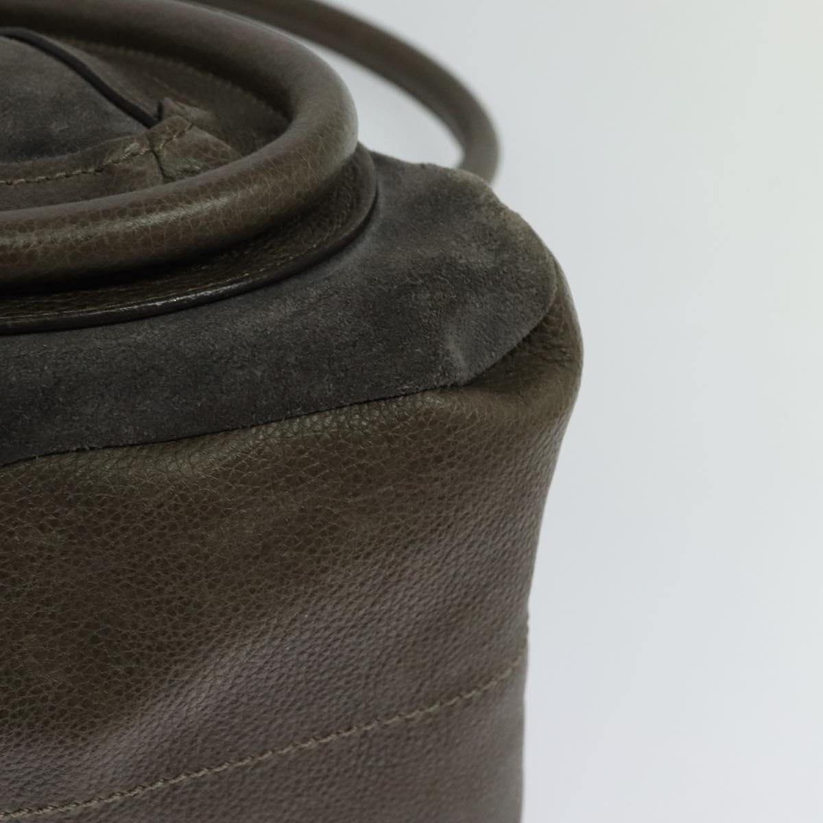 Side view of Chloe handbag Gray premium designer bag