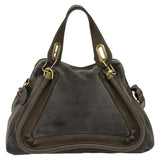 Side view of Chloe handbag Gray premium designer bag