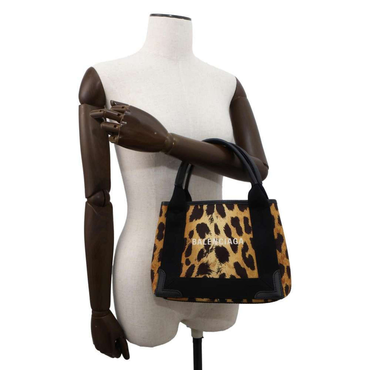 Balenciaga Navy Cabas Handbag | Luxury Canvas Tote Bag