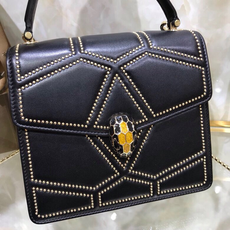 Structured Vegan Leather Handbag - Understated Luxury Look | Women's Fashion Handbag #1790 - alternate angle view (image 8) of designer-inspired handbag