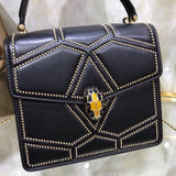 Structured Vegan Leather Handbag - Understated Luxury Look | Women's Fashion Handbag #1790 - alternate angle view (image 8) of designer-inspired handbag