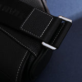 Handle and strap detail of refined structured women's handbag – women's statement bag