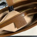 Side profile of refined classic women's handbag – women's designer-style accessory