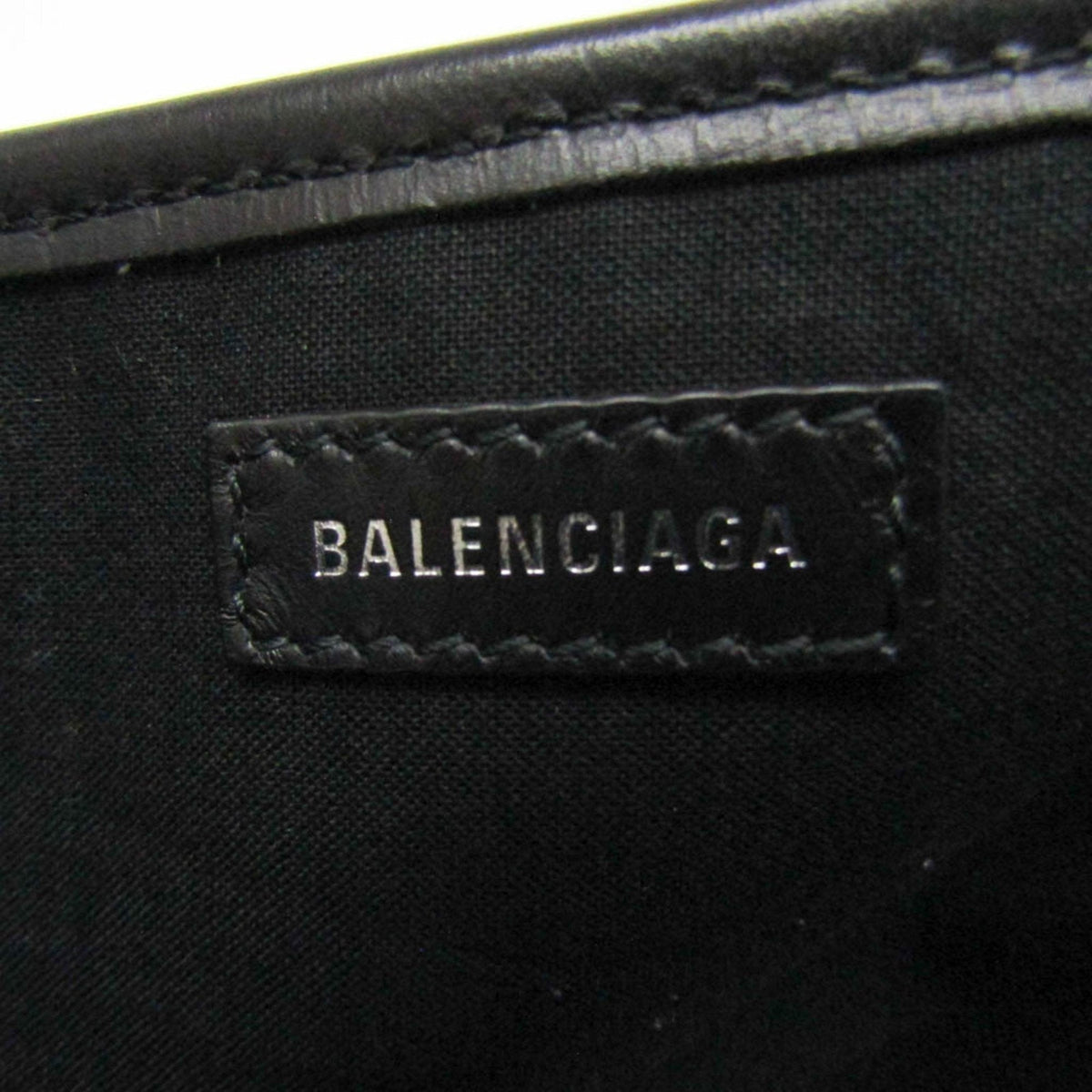Balenciaga Navy Cabas Handbag | Luxury Canvas Tote Bag