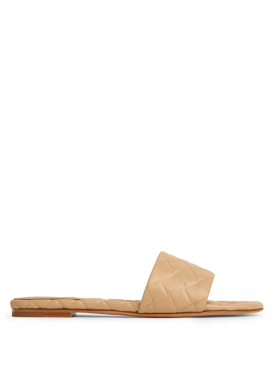 Bottega Veneta Shoes Bottega Veneta Women Intreccio Pattern Amy Flat Mule Premium Designer Casual Shoes