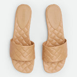 Bottega Veneta premium flats detail and craftsmanship close-up