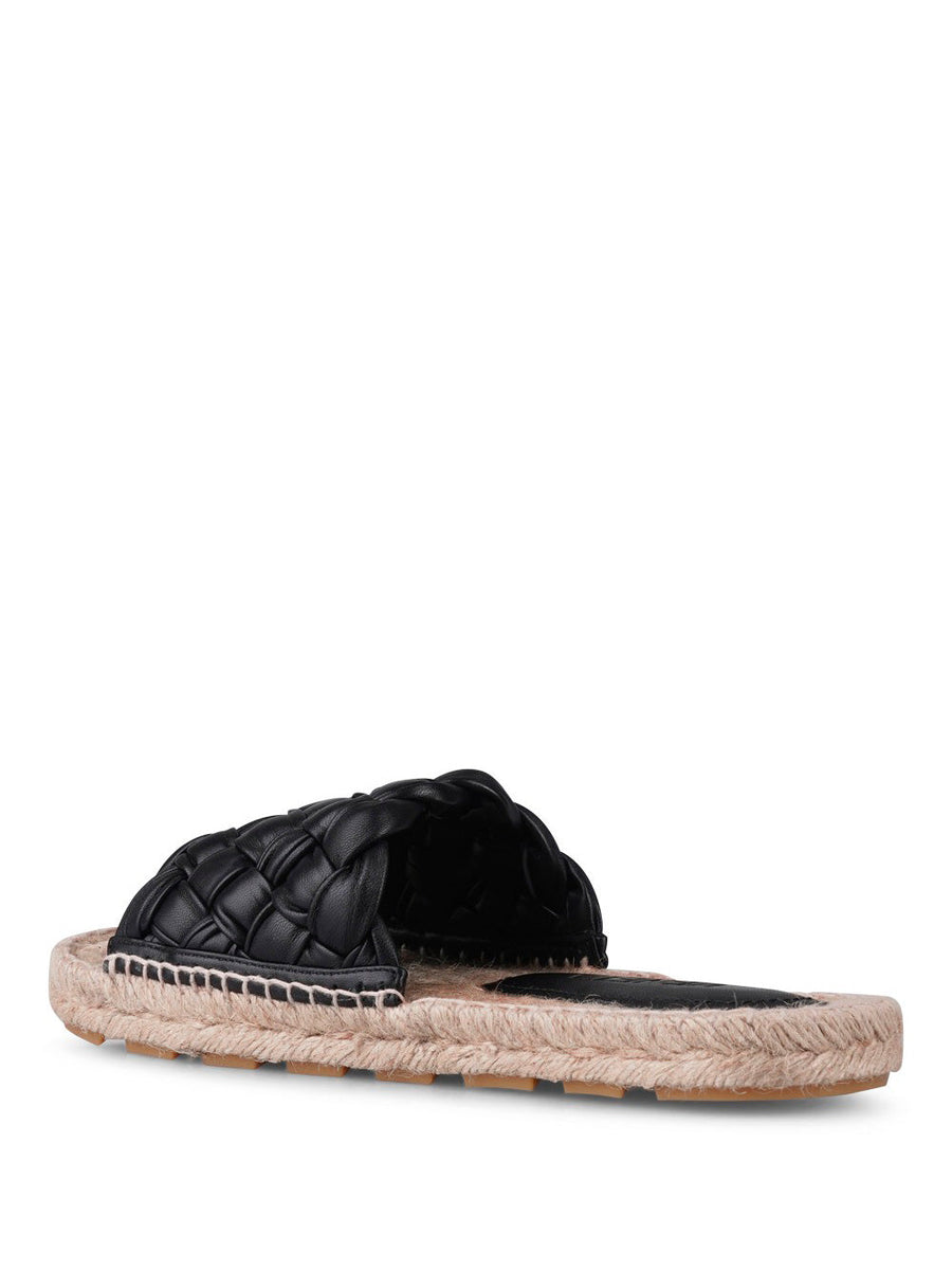 Bottega Veneta Shoes Bottega Veneta Women Intrecciato Leather Slides Premium Designer Casual Shoes