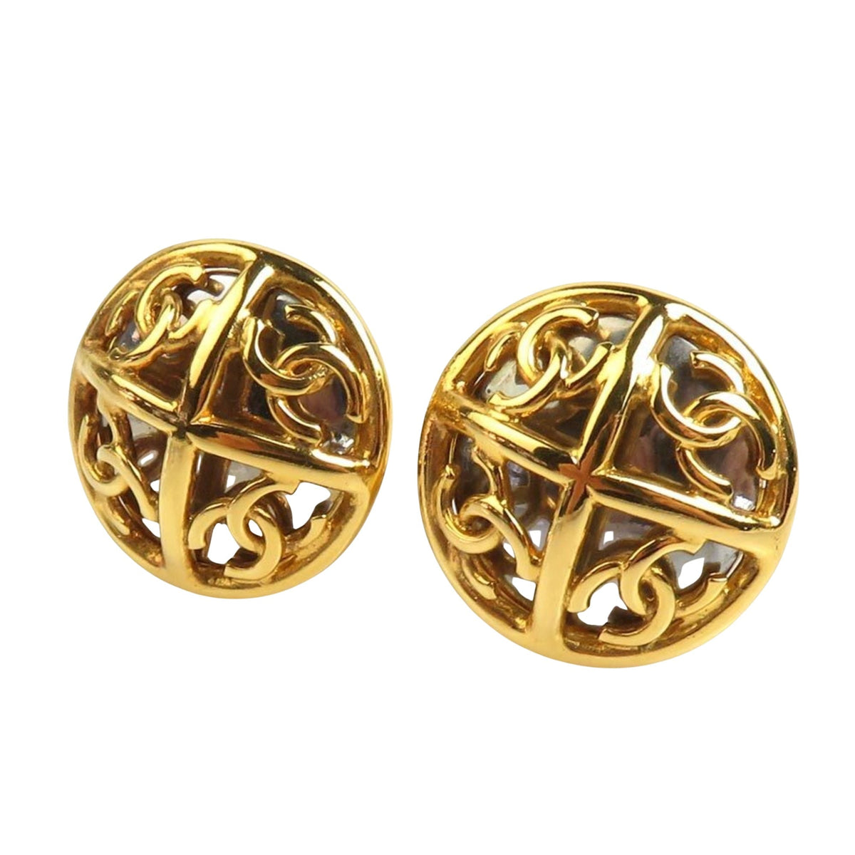 Chanel Jewellery? Chanel Coco Mark Earrings Luxury Designer Statement Jewellery