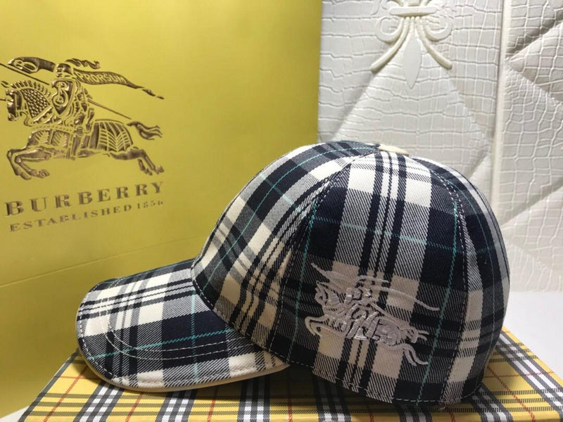 Front view of Burberry unisex cap