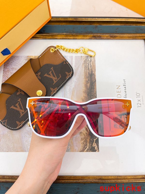Full view of Louis Vuitton unisex sunglasses