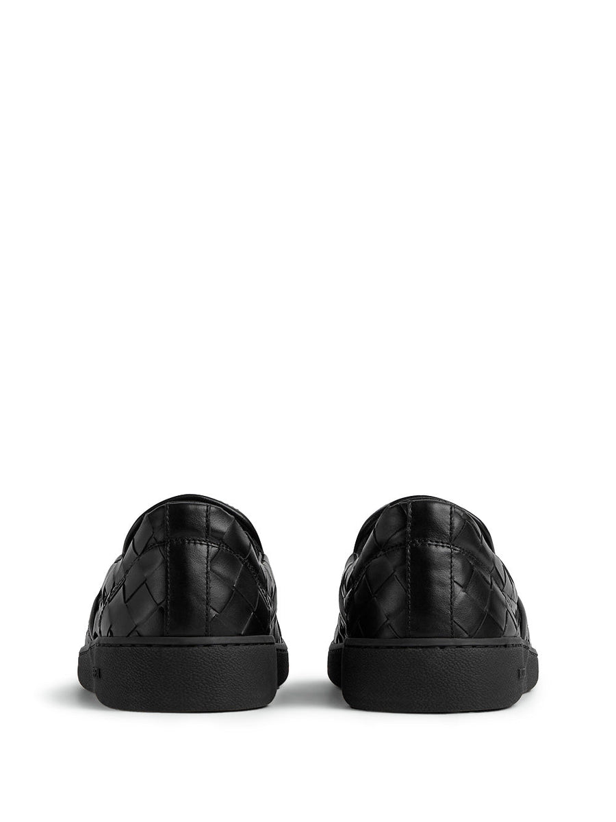 Bottega Veneta Shoes Bottega Veneta Men Sawyer Intrecciato Slip On Sneakers Premium Designer Casual Shoes