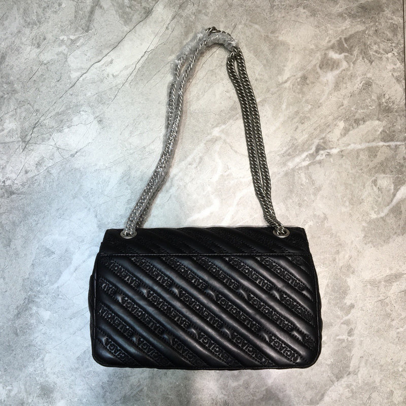 Polished Premium PU Leather Handbag - Understated Luxury Look | Women's Designer-Inspired Purse #834 - side angle view (image 2) of designer-inspired handbag