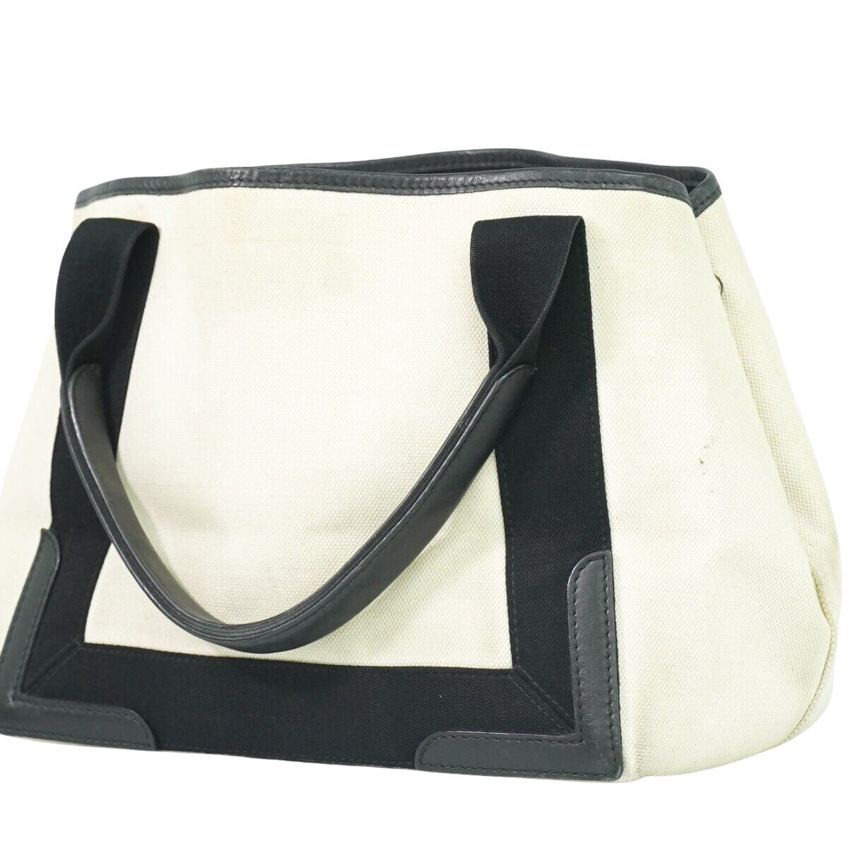 Balenciaga Navy Cabas Handbag | Luxury Canvas Tote Bag