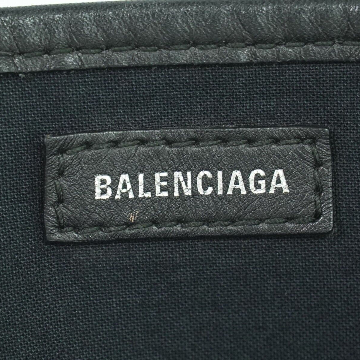 Balenciaga Navy Cabas Handbag | Luxury Canvas Tote Bag