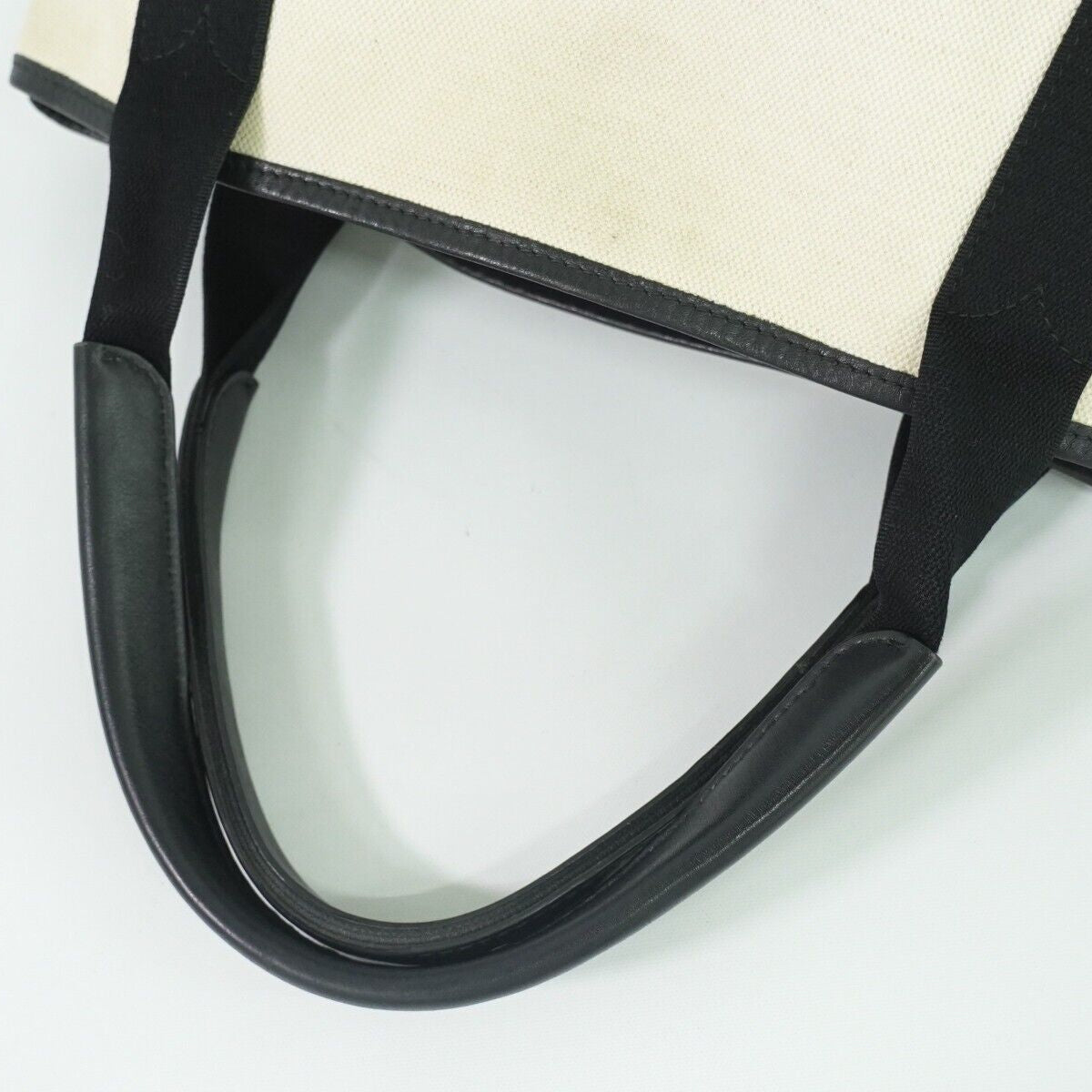 Balenciaga Navy Cabas Handbag | Luxury Canvas Tote Bag